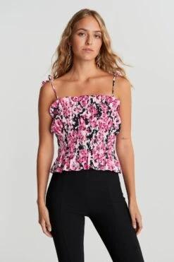 Gina Tricot Poplin Smock Singlet Aop