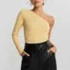 Gina Tricot Janni One Shoulder Top Sahara Sun