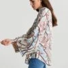 Gina Tricot Malou Satin Shirt Soft Paisley