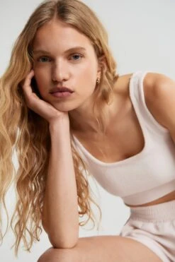 Gina Tricot Ava Towelling Tank Delicacy