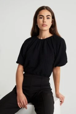 Gina Tricot Edina Top Black