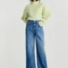 Gina Tricot Idun Wide Jeans Standard Blue
