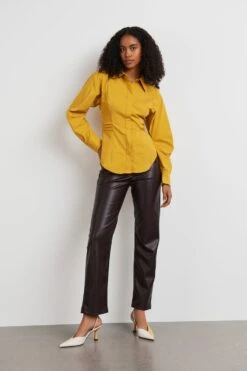 Gina Tricot Denise Shirt Tawny Olive