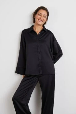 Gina Tricot Hanna Oversized Shirt Black