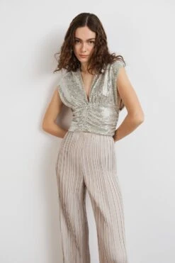 Gina Tricot Crissy Top Silver