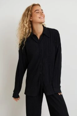 Gina Tricot Nella Shirt Black