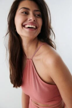 Gina Tricot Sara Top Dusty Ceder -Crop Partywear Sales 16453378402