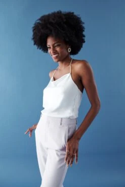 Gina Tricot Jane Singlet Offwhite