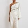 Gina Tricot Susan One Shoulder Top Egret