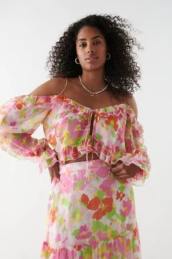 Gina Tricot Talah Blouse Big Lilacflower