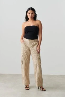 Gina Tricot Stretch Tube Top Black