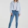 Gina Tricot Molly Highwaist Jeans Springblue
