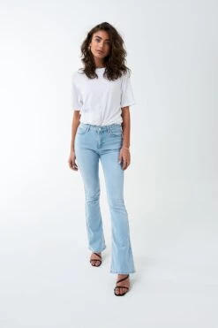Gina Tricot Natasha Bootcut Jeans Lt Blue