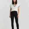 Gina Tricot Molly Petite High W Jeans Offblack