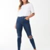 Gina Tricot Gina PETITE Jeans Dk Blue Dest G