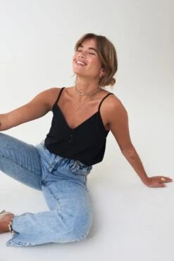 Gina Tricot Marika Singlet Black