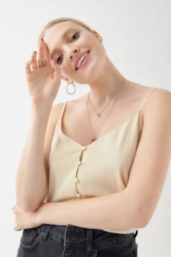 Gina Tricot Lively Singlet Light Sand