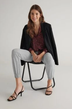 Gina Tricot Fanny Satin Shirt Autumn Leo