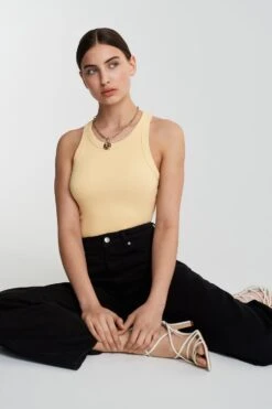 Gina Tricot Nova Tank Reed Yellow