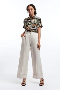 Gina Tricot Havanna Shirt Jungle -Crop Partywear Sales 87674700504
