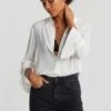 Gina Tricot Hilma Shirt Offwhite
