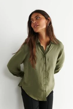 Gina Tricot Hilma Shirt Loden Green